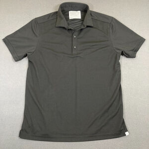 Ministry of Supply‎ Men’s Large Polo Shirt Apollo Black Performance Breathable